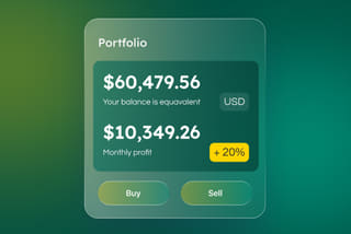 Données en direct visibles sur la plateforme de trading crypto Crypto Vestange